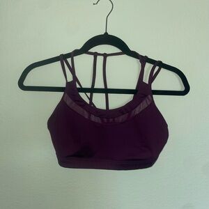 Victoria's Secret Deep Purple Strappy Sports Bra